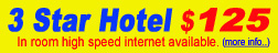 3 Star hotel especial.