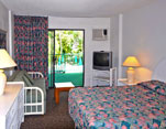 PICTURE OF A MODERATE HOTEL ROOM AT THE WHITE SANDS HOTEL IN WAIKIKI