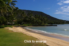 Maunalua beach